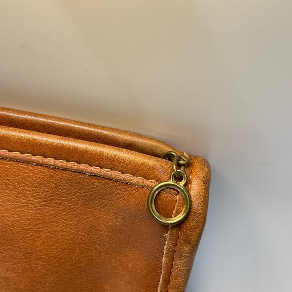 Vintage COACH British Tan Chunky Case makeup money Pouch 7165 - Picture 4 of 8